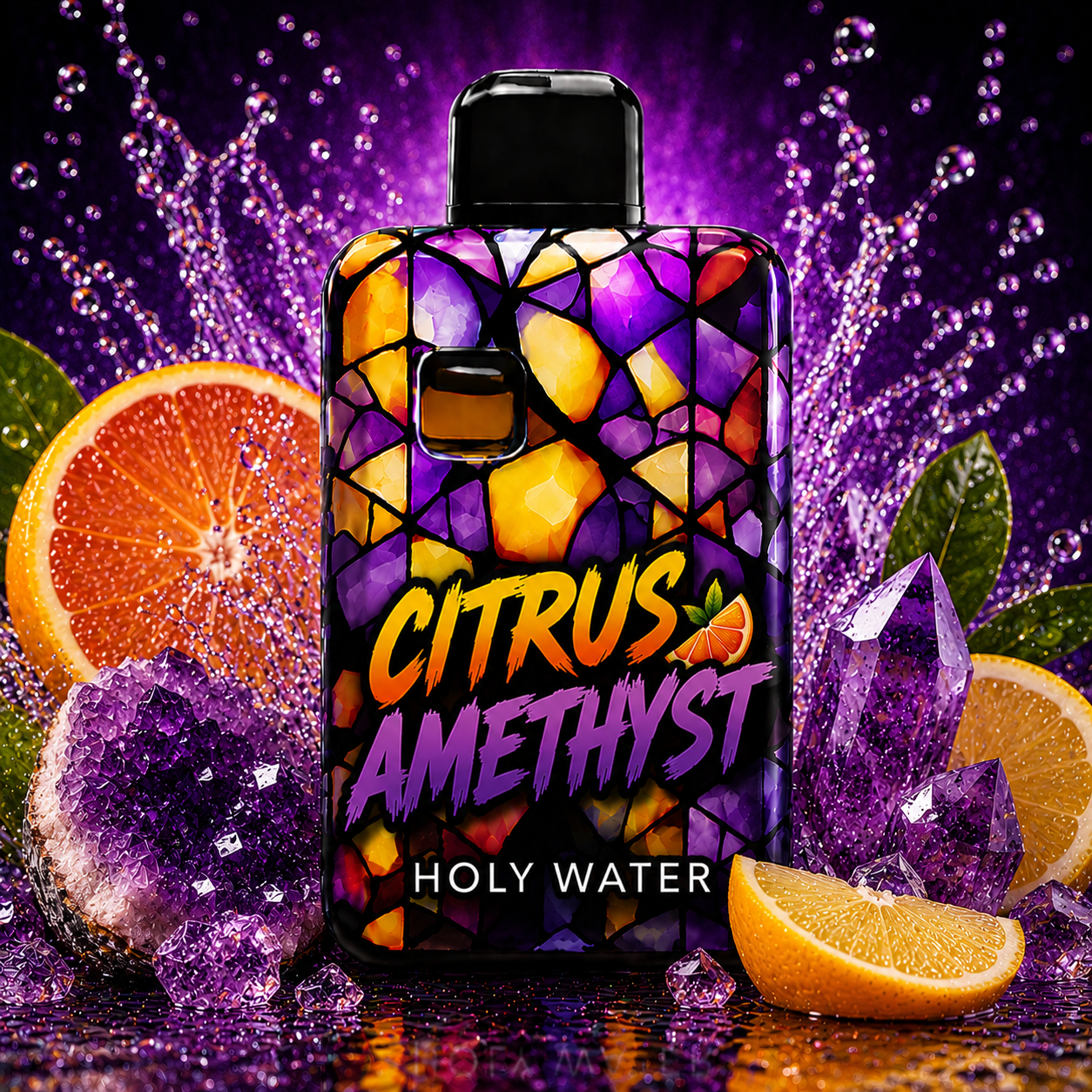 Holy Water Citrus Amethyst 2G Disposable Holy Water Citrus Amethyst 2G Disposable
